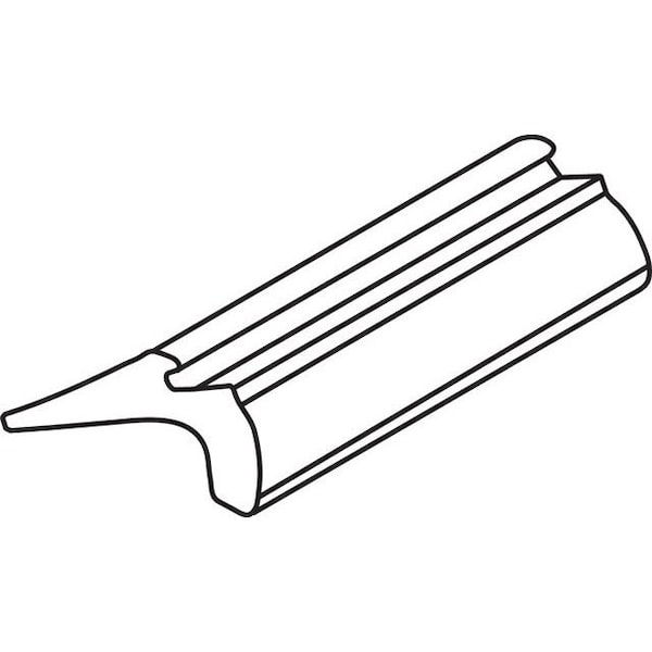 Strybuc 100ft Gray Vinyl Glazing 68-4 - main